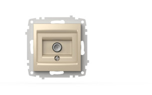 Розетка для TV с экраном (концевая) ELBI Zena Vega 609-012500-273 Розетка для TV с экраном (концевая) ELBI Zena Vega 609-012500-273