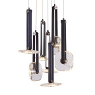 Подвесной светильник OD2553-7 black/clear Подвесной светильник OD2553-7 black/clear