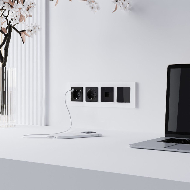 Розетка Ethernet RJ-45 Werkel 4690389197758 W1181048 a064046