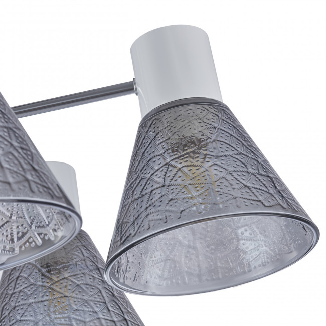 Люстра на штанге Arte Milano Napoli 322408/5 CR+WH Люстра на штанге Arte Milano Napoli 322408/5 CR+WH