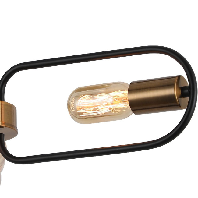 Люстра на штанге Illumico IL8253-3COU-79 BK GD Люстра на штанге Illumico IL8253-3COU-79 BK GD