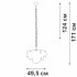 Подвесная люстра Vitaluce V5828-8/6+1