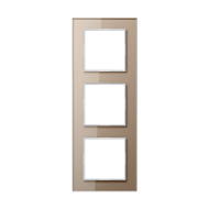 Рамка трехместная Jung AC583GLCH