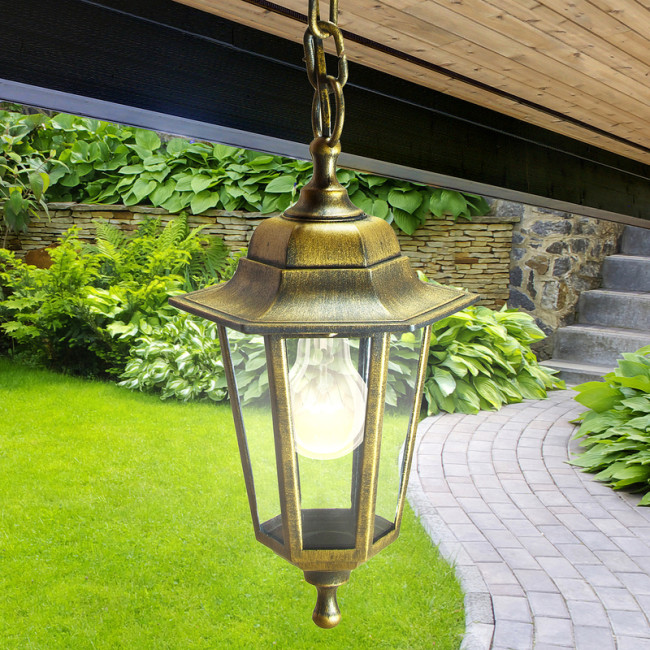 Уличный подвесной светильник ЭРА НСУ 06-60-001 бронза Б0048109 Уличный подвесной светильник ЭРА НСУ 06-60-001 бронза Б0048109