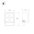 Прожектор Arlight ALT-BLOCK-S130x130-15W Day4000 (GR, 3 deg, 230V) 055241 Прожектор Arlight ALT-BLOCK-S130x130-15W Day4000 (GR, 3 deg, 230V) 055241