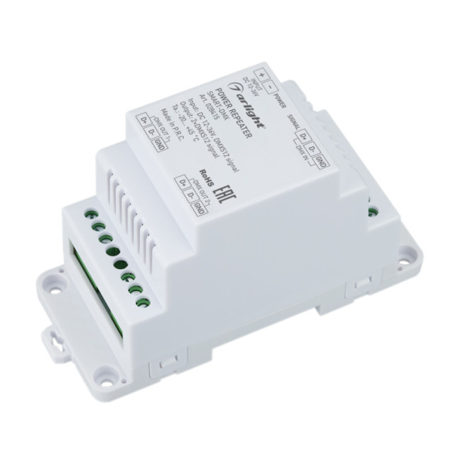 Усилитель Arlight Smart-DMX (12-36V, 2CH, Din) 028415 Усилитель Arlight Smart-DMX (12-36V, 2CH, Din) 028415