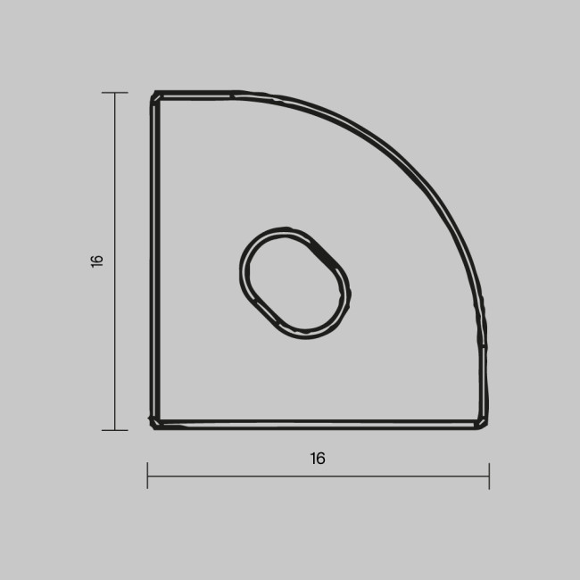 Комплект заглушек для профиля 16×16 2шт Maytoni Led Strip ALM-1616R-B-EC 642029 Комплект заглушек для профиля 16×16 2шт Maytoni Led Strip ALM-1616R-B-EC 642029