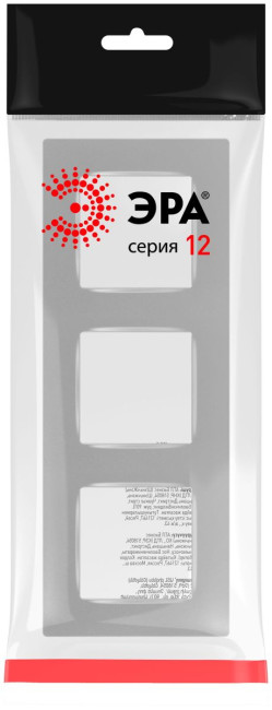 Рамка на 3 поста Эра Классик 12-5203-03 Б0067788 Рамка на 3 поста Эра Классик 12-5203-03 Б0067788