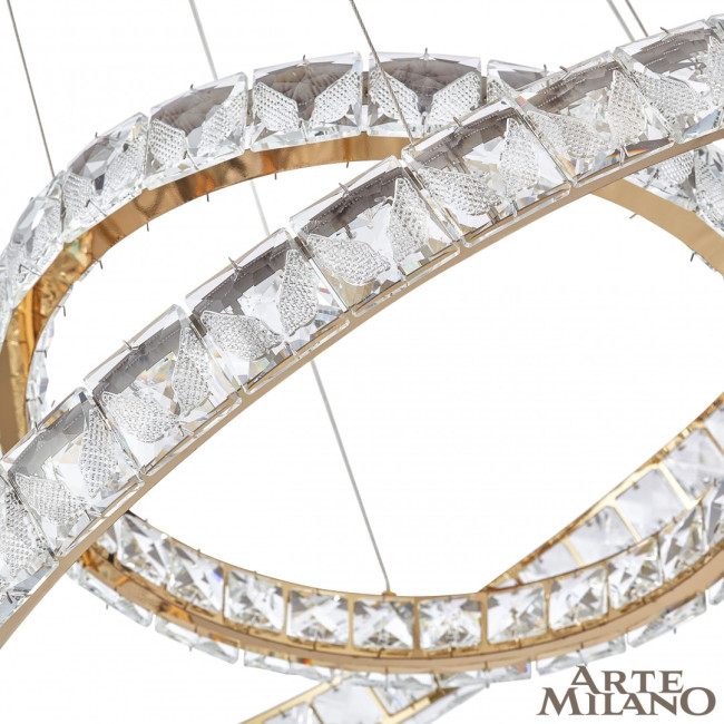 Подвесная люстра Arte Milano Venezia 311311/D800-D600 GD Подвесная люстра Arte Milano Venezia 311311/D800-D600 GD