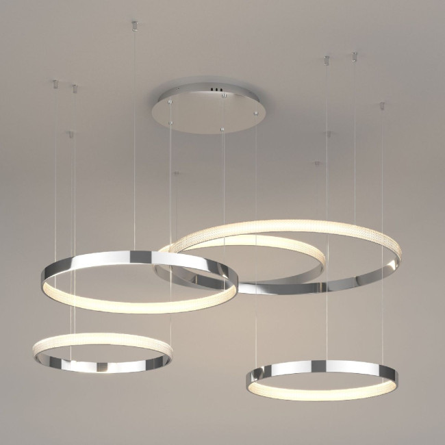 Подвесная люстра Eurosvet Posh 90175/5 хром a045416