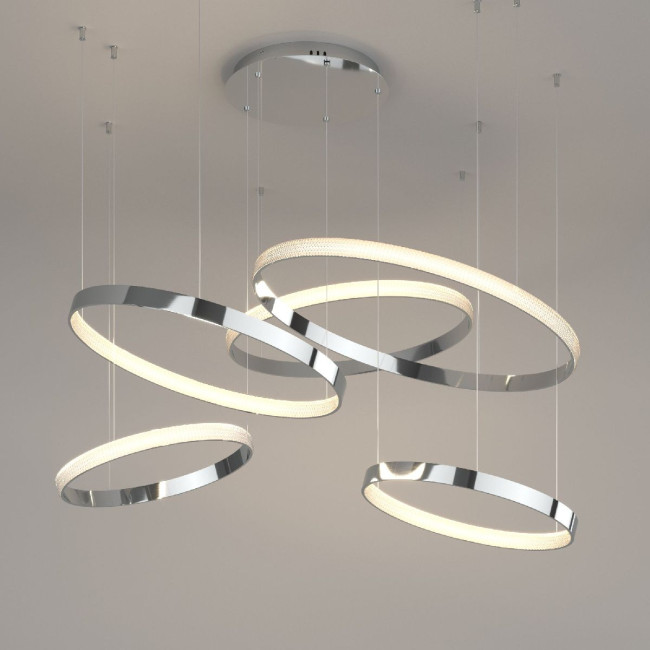 Подвесная люстра Eurosvet Posh 90175/5 хром a045416