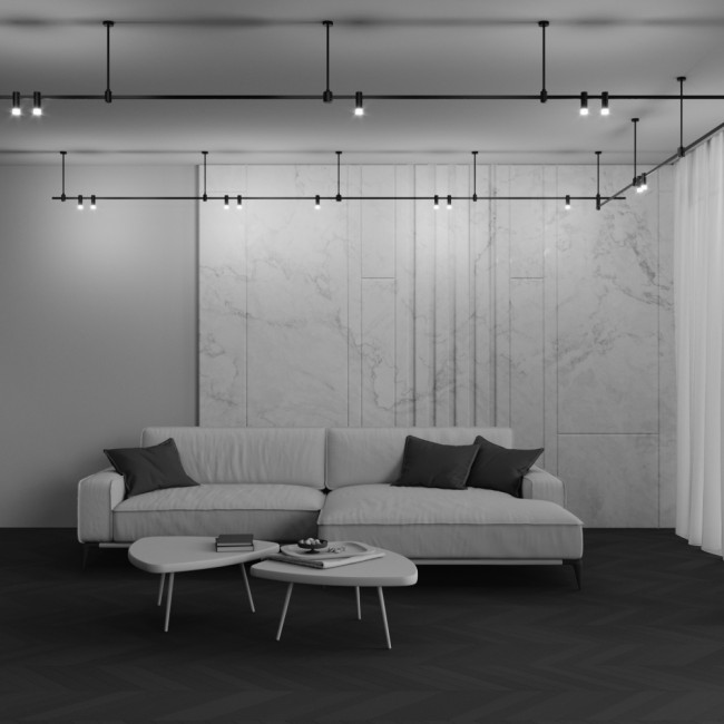 Трековый светильник Maytoni Skim TR145-1-3W3K-W-B Трековый светильник Maytoni Skim TR145-1-3W3K-W-B