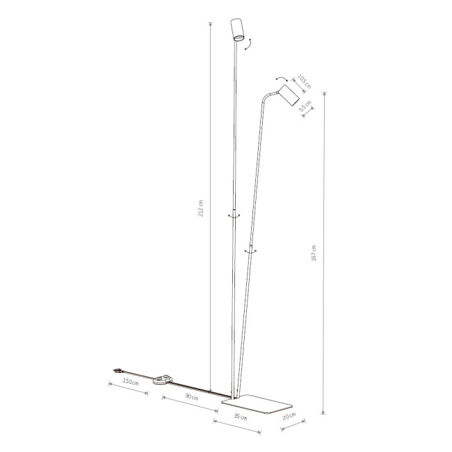 Торшер Nowodvorski Mono 7718 Торшер Nowodvorski Mono 7718