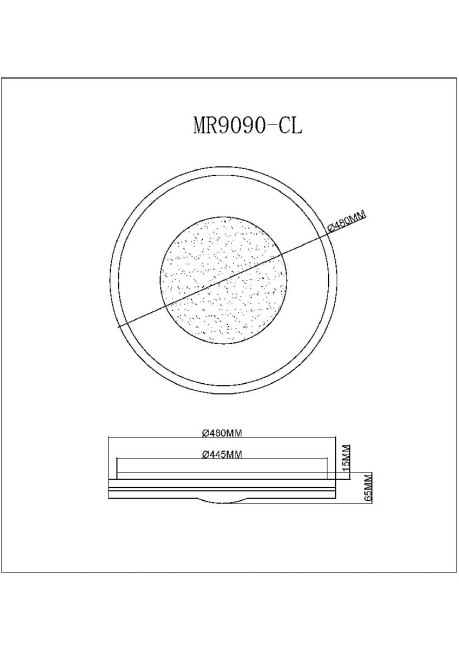 Потолочный светильник Myfar Despina MR9090-CL Потолочный светильник Myfar Despina MR9090-CL