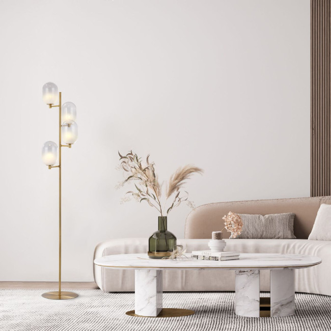 Торшер Eurosvet Loona 01161/4 латунь a065617 Торшер Eurosvet Loona 01161/4 латунь a065617