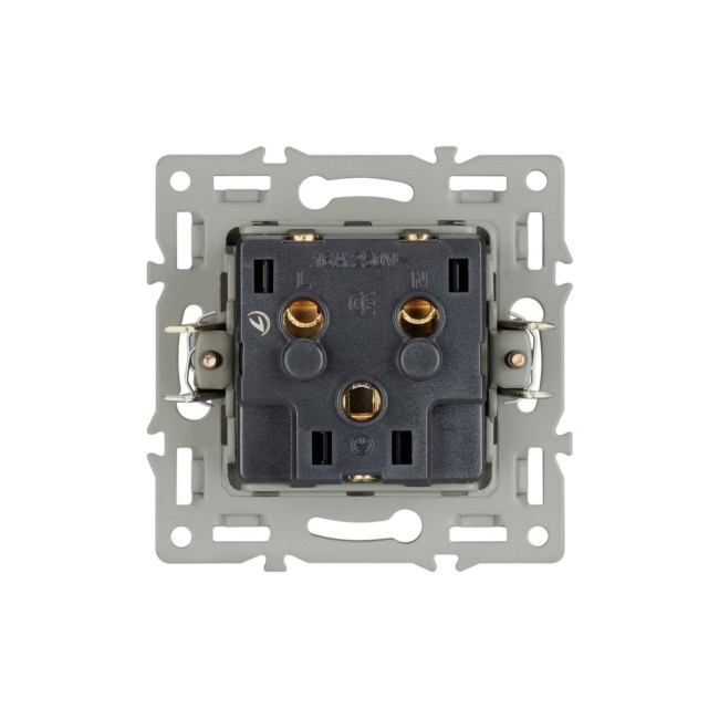 Механизм электрической розетки Arlight SCT-GP-MEU-PL-BK (250V, 16A) 043740 Механизм электрической розетки Arlight SCT-GP-MEU-PL-BK (250V, 16A) 043740