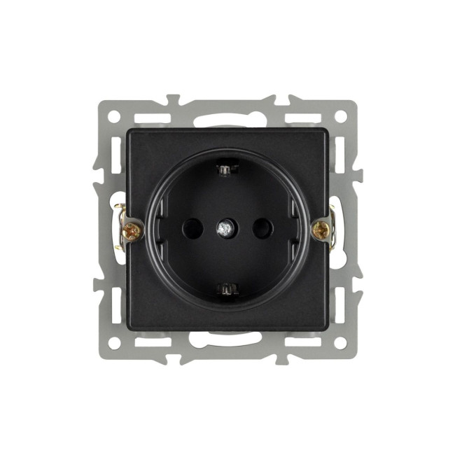 Механизм электрической розетки Arlight SCT-GP-MEU-PL-BK (250V, 16A) 043740 Механизм электрической розетки Arlight SCT-GP-MEU-PL-BK (250V, 16A) 043740