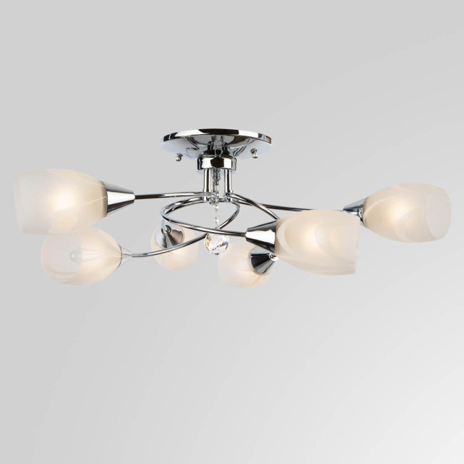 Потолочная люстра Eurosvet 2275/6 хром Потолочная люстра Eurosvet 2275/6 хром