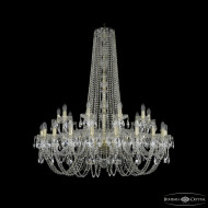 Подвесная люстра Bohemia Ivele Crystal 1402/20+10/400/h-130 G