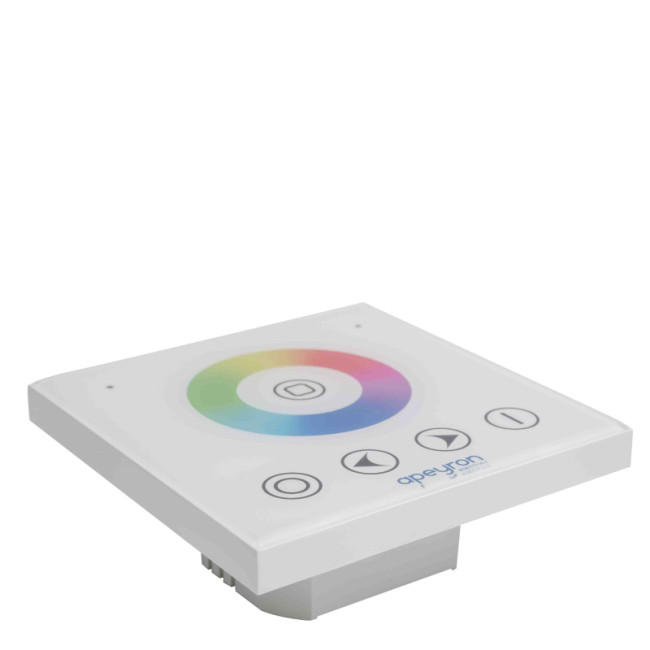 Контроллер RGB Apeyron 12В 144Вт встраиваемый с сенсорной панелью 04-09 Контроллер RGB Apeyron 12В 144Вт встраиваемый с сенсорной панелью 04-09