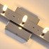 Настенный светильник A06W/4 silver/clear Настенный светильник A06W/4 silver/clear