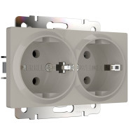 Розетка двойная с заземлением Werkel W1272004 4690389213960 a069774