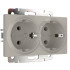 Розетка двойная с заземлением Werkel W1272004 4690389213960 a069774