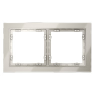 Рамка на 2 поста Voltum S70 VLS110203 (кашемир, стекло)