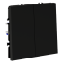 Выключатель двухклавишный Voltum S70 VLS020108 (черный матовый) Выключатель двухклавишный Voltum S70 VLS020108 (черный матовый)