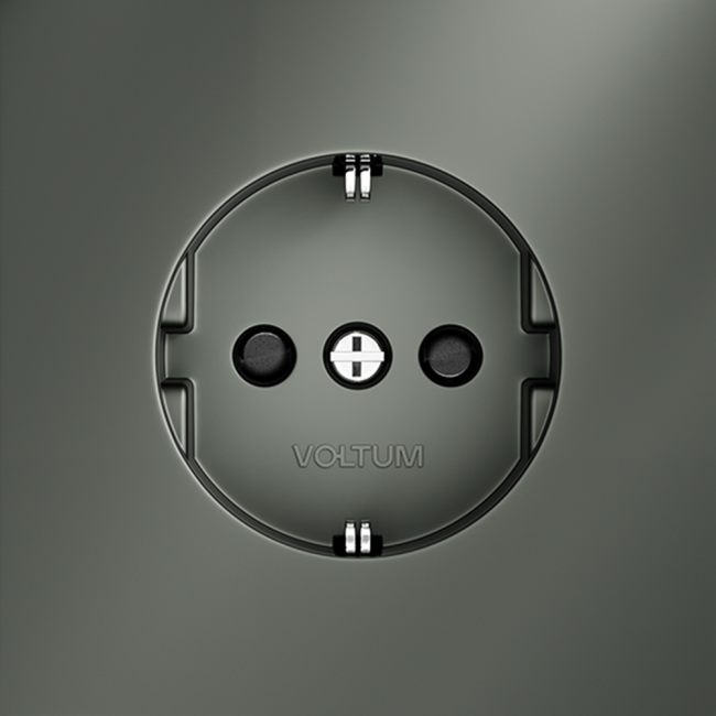 Розетка со шторками Voltum S70 VLS040206 (титан) Розетка со шторками Voltum S70 VLS040206 (титан)