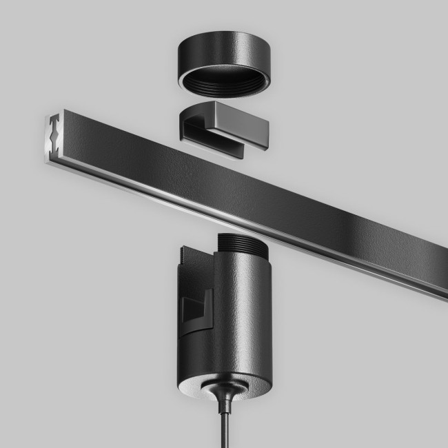 Трековый магнитный светильник Maytoni Focus LED TR156-1-5W3K-B Трековый магнитный светильник Maytoni Focus LED TR156-1-5W3K-B