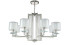 Подвесная люстра Crystal Lux Nicolas NICOLAS SP-PL8 NICKEL/WHITE