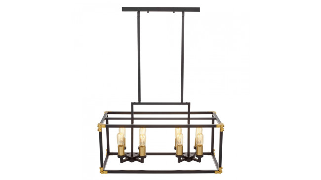 Подвесная люстра Lumina Deco Waldorf LDP 1140-8 BK+MD Подвесная люстра Lumina Deco Waldorf LDP 1140-8 BK+MD