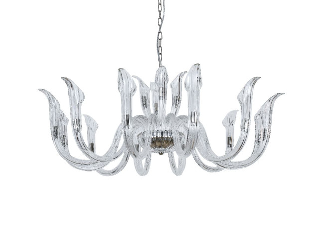 Подвесная люстра Newport 3654+12/C nickel М0070040 Подвесная люстра Newport 3654+12/C nickel М0070040