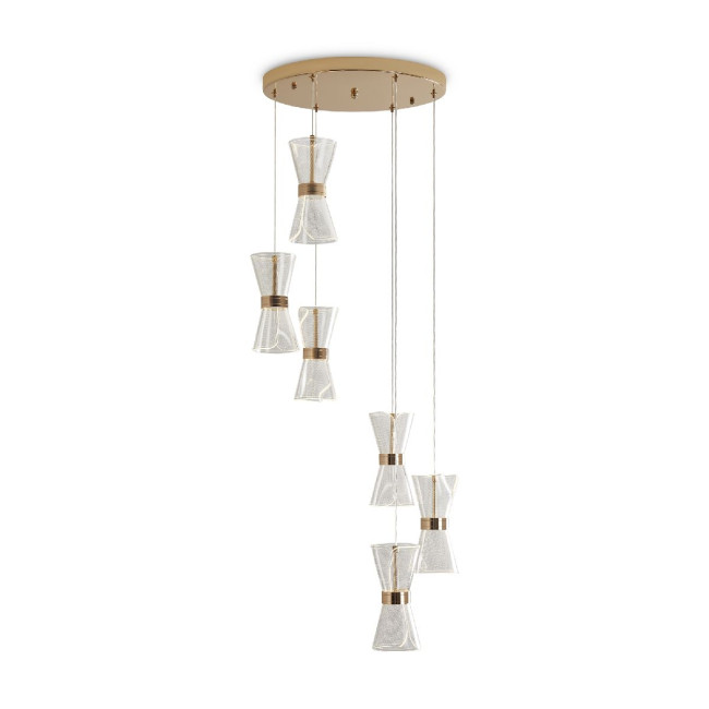 Каскадная люстра Freya Dress FR5438PL-L37G Каскадная люстра Freya Dress FR5438PL-L37G