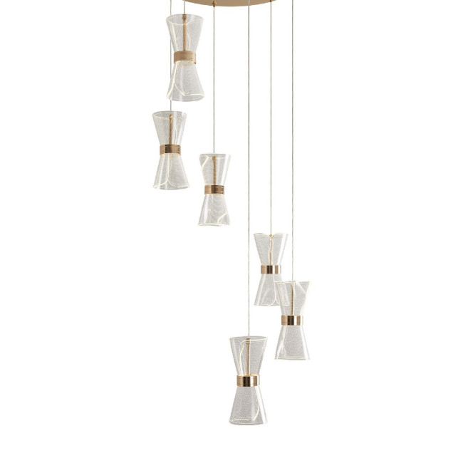 Каскадная люстра Freya Dress FR5438PL-L37G Каскадная люстра Freya Dress FR5438PL-L37G