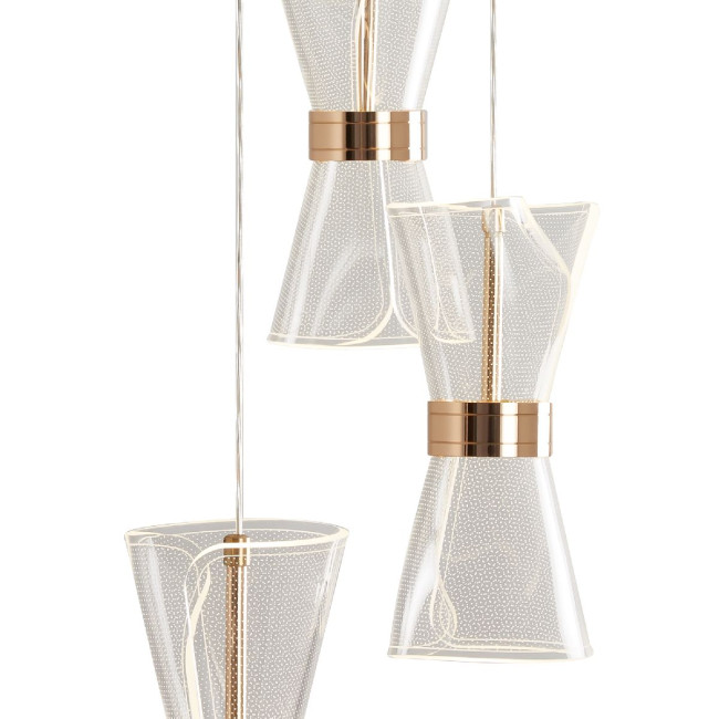 Каскадная люстра Freya Dress FR5438PL-L37G Каскадная люстра Freya Dress FR5438PL-L37G