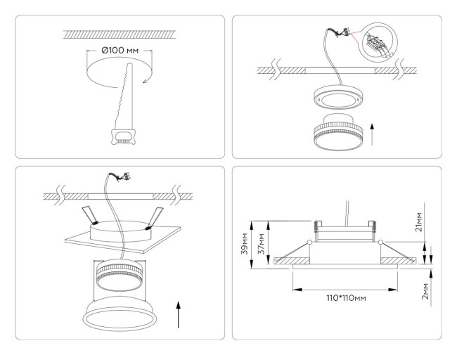 Встраиваемый светильник Ambrella Light Techno spot IP Protect TN6609 Встраиваемый светильник Ambrella Light Techno spot IP Protect TN6609