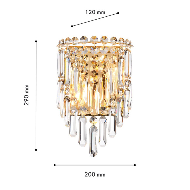 Настенный светильник Favourite Diadem 4724-2W Настенный светильник Favourite Diadem 4724-2W