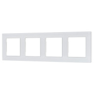 Рамка четырехместная Arlight FRM-GLARE-GS-4-WH 043802 Рамка четырехместная Arlight FRM-GLARE-GS-4-WH 043802