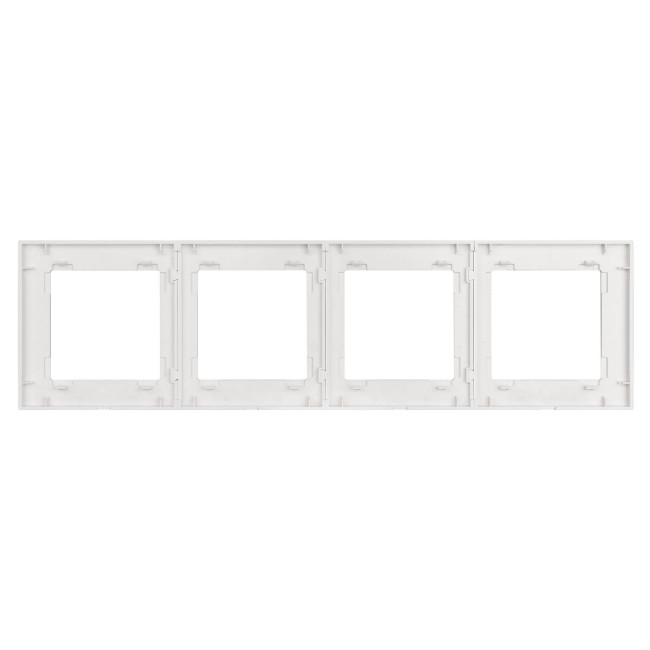 Рамка четырехместная Arlight FRM-GLARE-GS-4-WH 043802