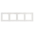 Рамка четырехместная Arlight FRM-GLARE-GS-4-WH 043802