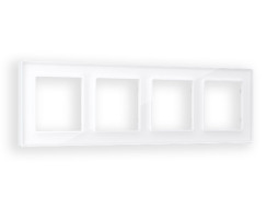 Рамка четырехместная Ambrella Volt Platos AF330104