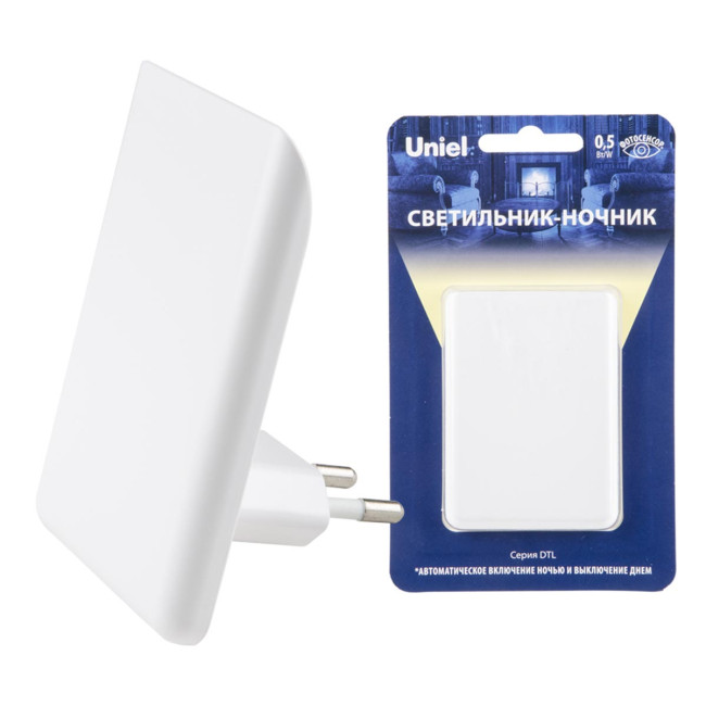 Светильник-ночник Uniel DTL-320 Прямоугольник/White/Sensor UL-00007221 Светильник-ночник Uniel DTL-320 Прямоугольник/White/Sensor UL-00007221