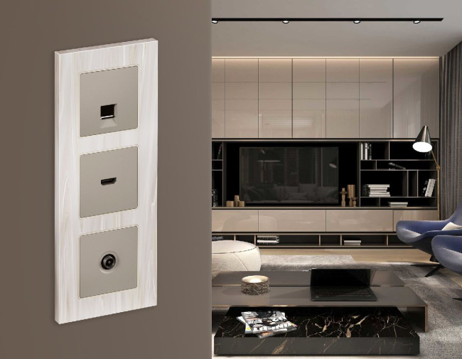 Лицевая панель для TV розетки Ambrella Volt Alfa AP3730 Лицевая панель для TV розетки Ambrella Volt Alfa AP3730