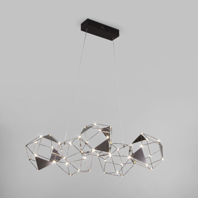 Подвесная люстра Eurosvet Uma 90368/5 черный жемчуг a065026