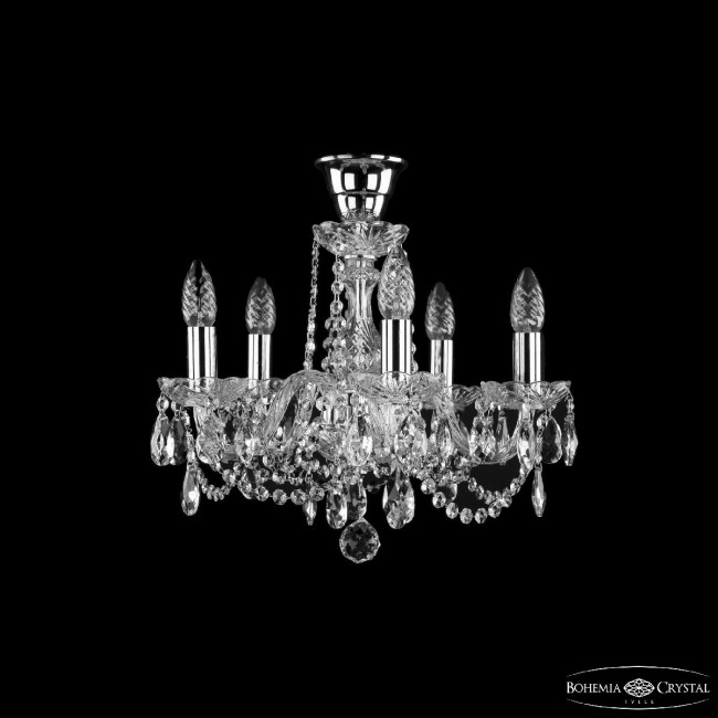Подвесная люстра Bohemia Ivele Crystal 1402/5/141 Ni Tube Подвесная люстра Bohemia Ivele Crystal 1402/5/141 Ni Tube