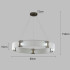 Подвесной светильник Delight Collection Parallel Ring D8028P/R/D800 black/clear