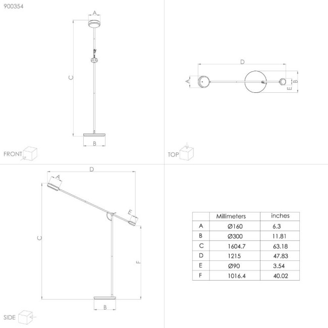 Торшер Eglo Clavellina 900354 Торшер Eglo Clavellina 900354