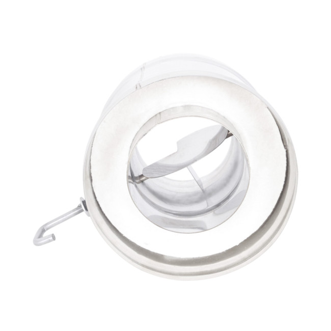 Сэндвич-шибер поворотный (AISI 430 1,0мм/0,5мм, KERALUX) L-0,2м (150x250, 1.652)